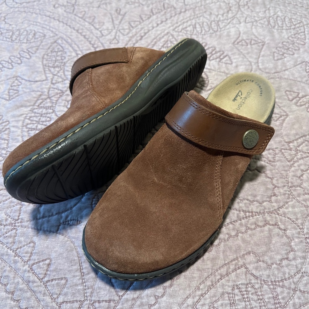 Clark's Mule Clog - brown - 9.5N